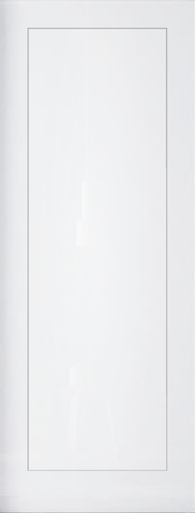 Routed 1 Panel Polyurethane Wardrobe Sliding door