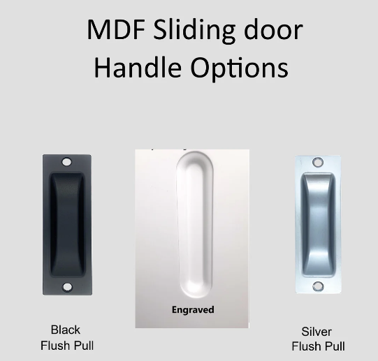 Routed 1 Panel  Polyurethane Wardrobe Sliding door