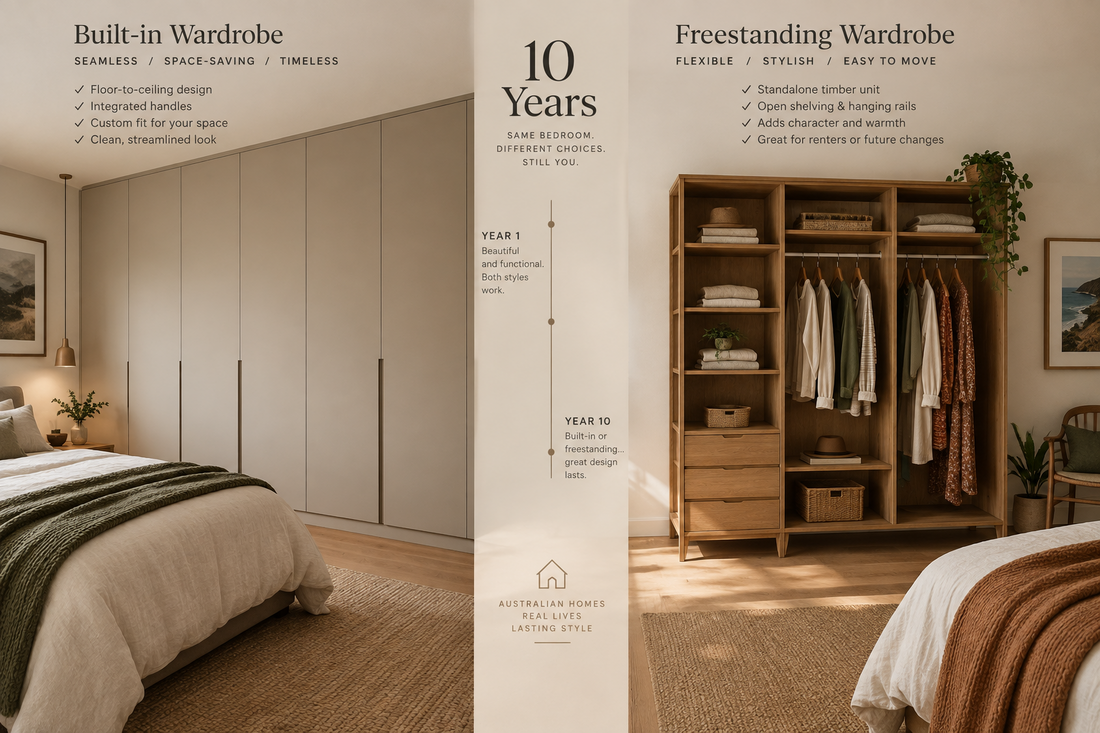 Built-In vs Freestanding Wardrobes: What Changes Over Ten Years