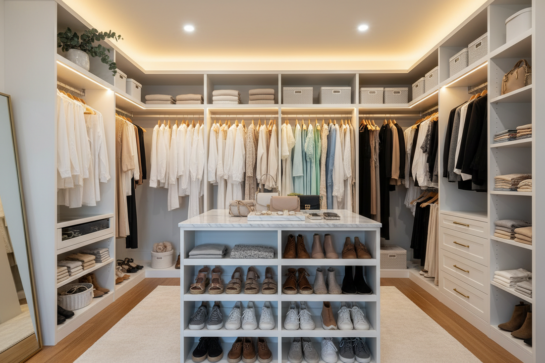 How to Keep Your Walk-In Wardrobe Organised Year Round