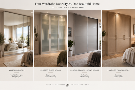 Wardrobe Door Styles: Mirrored, Glass, Profile and Panelled Options Compared