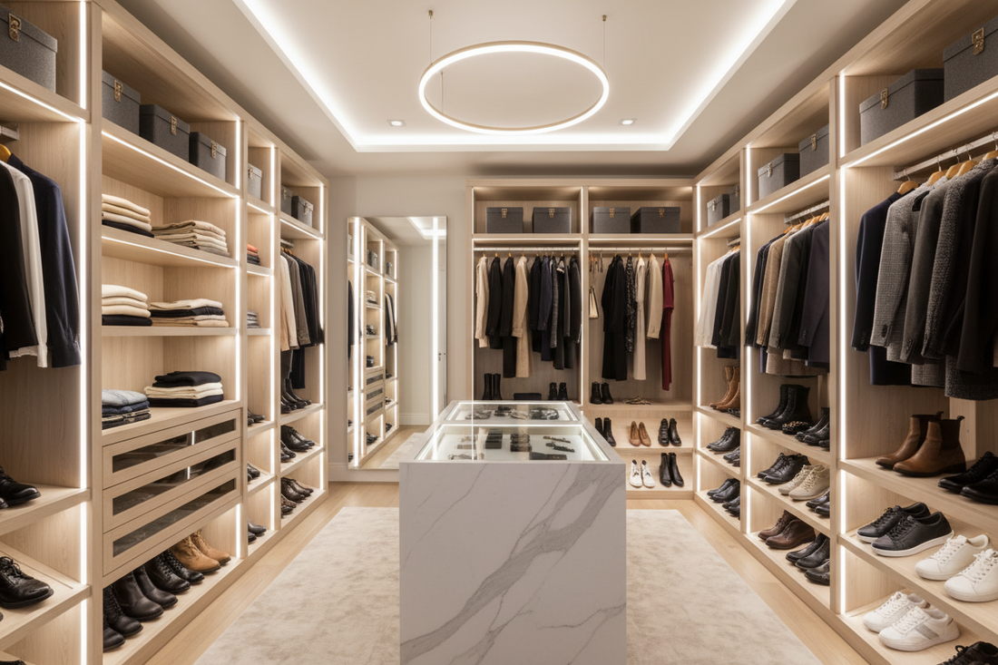 Wardrobe Lighting Ideas: How to Illuminate Your Storage Space