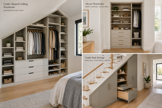 Wardrobe Storage for Awkward Spaces: Sloped Ceilings, Alcoves and Under-Stair Nooks