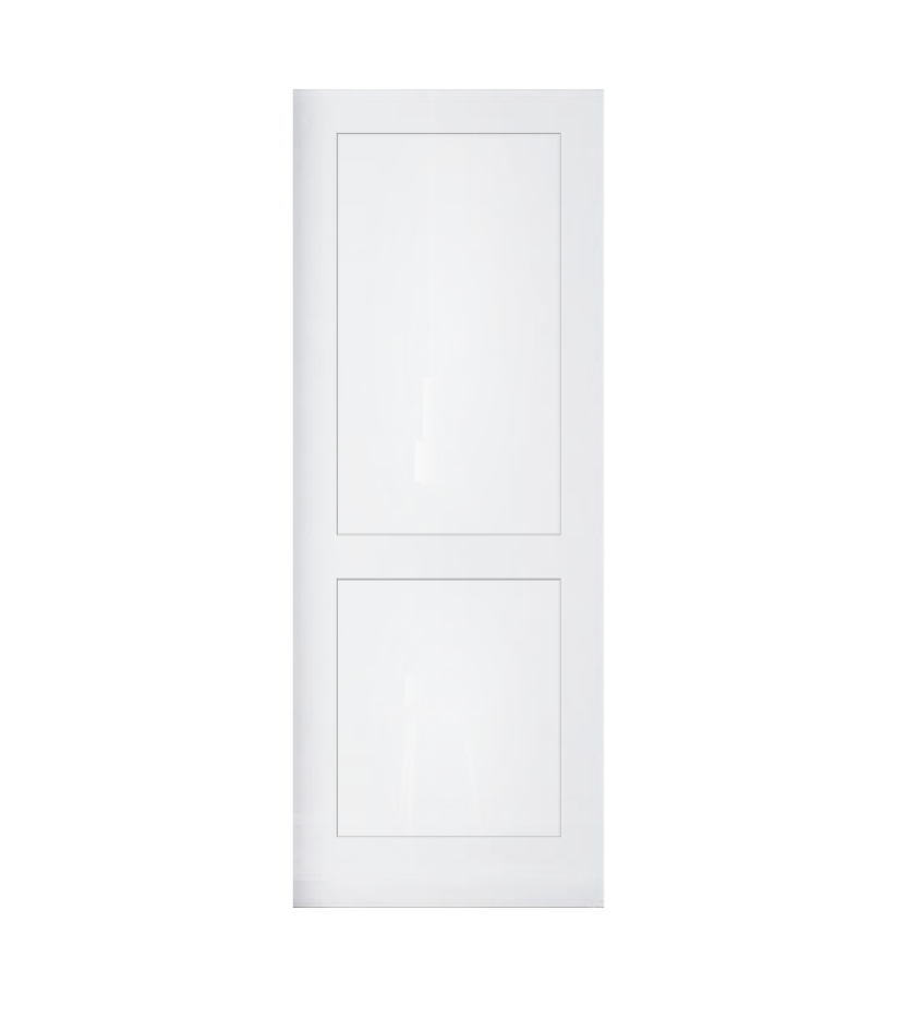 Routed 2 Panel Polyurethane Wardrobe Sliding door