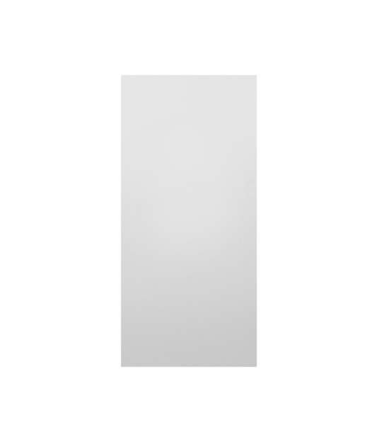 Plain White Polyurethane Wardrobe Sliding door